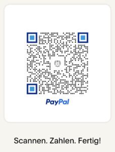 QR-Code für Zahlung mit Paypal